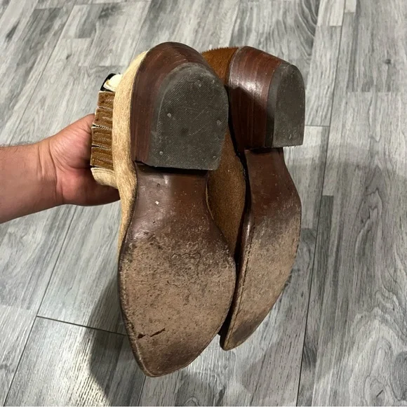 Brown Hair On ankle boots - Picture 8 of 11